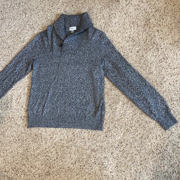 BNWOT beautiful super soft men’s marled gray sweater size M - Picture 1 of 4